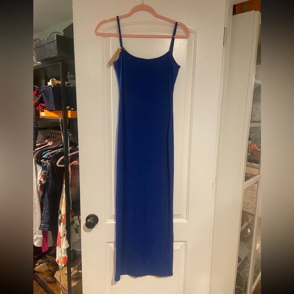 SKIMS Blue Midi Dress - Picture 6 of 10